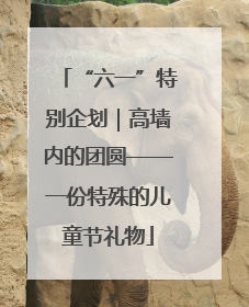 “六一”特别企划｜高墙内的团圆——一份特殊的儿童节礼物