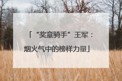 “奖章骑手”王军：烟火气中的榜样力量