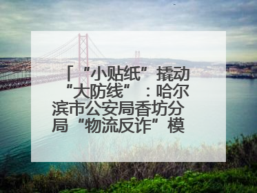 “小贴纸”撬动“大防线”：哈尔滨市公安局香坊分局“物流反诈”模式守护群众“钱袋子”