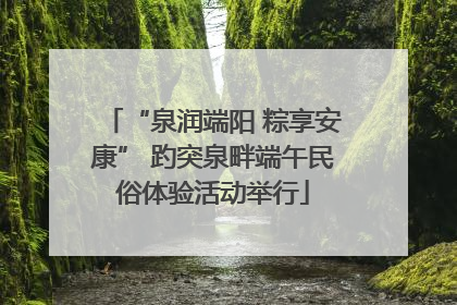 “泉润端阳 粽享安康” 趵突泉畔端午民俗体验活动举行