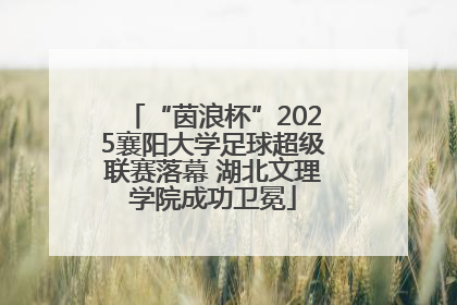 “茵浪杯”2025襄阳大学足球超级联赛落幕 湖北文理学院成功卫冕