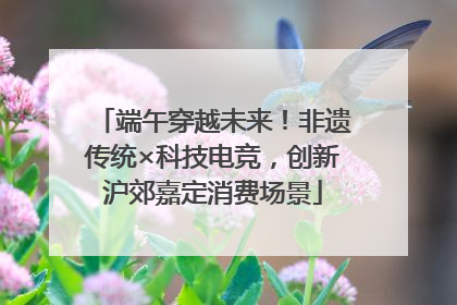端午穿越未来！非遗传统×科技电竞，创新沪郊嘉定消费场景