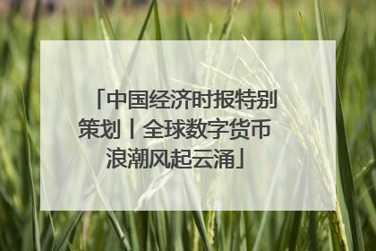中国经济时报特别策划丨全球数字货币浪潮风起云涌