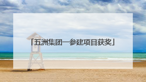 五洲集团一参建项目获奖