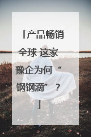 产品畅销全球 这家豫企为何“钢钢滴”？