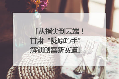 从指尖到云端！甘肃“陇原巧手”解锁创富新赛道