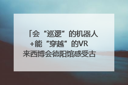 会“巡逻”的机器人+能“穿越”的VR 来西博会德阳馆感受古蜀文明与现代智造的时空对话｜西博视界