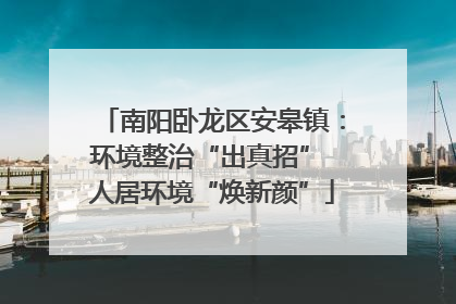 南阳卧龙区安皋镇：环境整治“出真招” 人居环境“焕新颜”