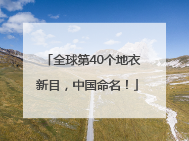全球第40个地衣新目，中国命名！