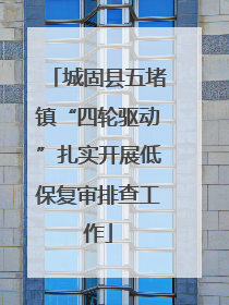 城固县五堵镇“四轮驱动”扎实开展低保复审排查工作