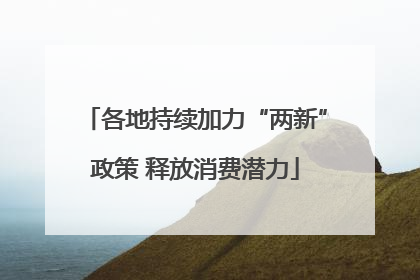 各地持续加力“两新”政策 释放消费潜力