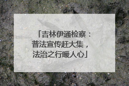 吉林伊通检察：普法宣传赶大集，法治之行暖人心