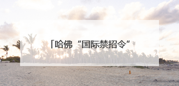 哈佛“国际禁招令”被叫停 美政府改立场提出“30天限期”