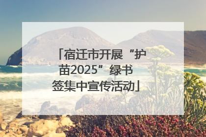 宿迁市开展“护苗2025”绿书签集中宣传活动
