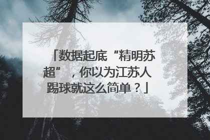 数据起底“精明苏超”，你以为江苏人踢球就这么简单？