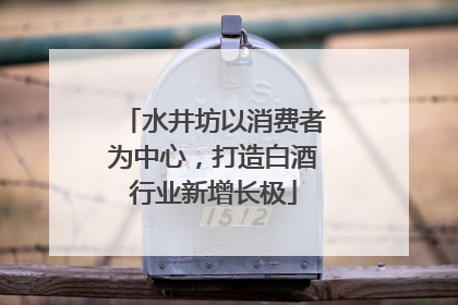 水井坊以消费者为中心，打造白酒行业新增长极