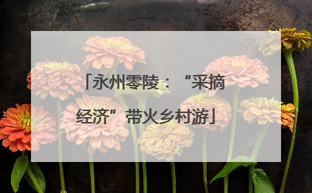 永州零陵：“采摘经济”带火乡村游