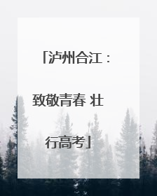 泸州合江：致敬青春 壮行高考