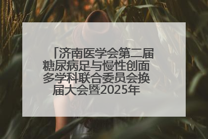 济南医学会第二届糖尿病足与慢性创面多学科联合委员会换届大会暨2025年学术年会成功举行