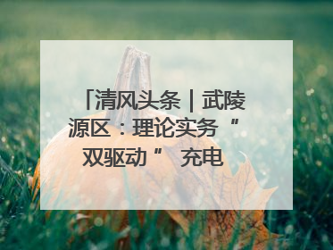 清风头条｜武陵源区：理论实务“双驱动 ” 充电赋能“增才干”