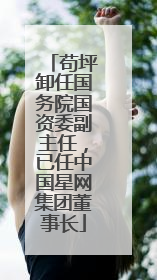苟坪卸任国务院国资委副主任，已任中国星网集团董事长
