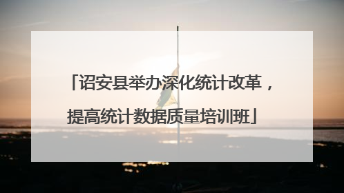 诏安县举办深化统计改革，提高统计数据质量培训班