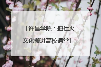 许昌学院：把社火文化搬进高校课堂