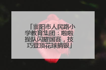 襄阳市人民路小学教育集团：啦啦操队闪耀国赛，技巧登顶花球摘银