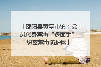 邵阳县黄亭市镇：党员化身禁毒“多面手” 织密禁毒防护网