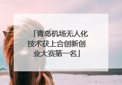 青岛机场无人化技术获上合创新创业大赛第一名