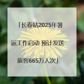 长春站2025年暑运工作启动 预计发送旅客665万人次