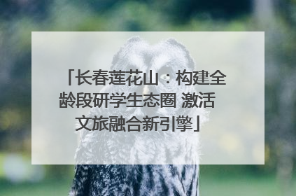 长春莲花山：构建全龄段研学生态圈 激活文旅融合新引擎