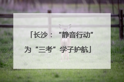 长沙：“静音行动”为“三考”学子护航