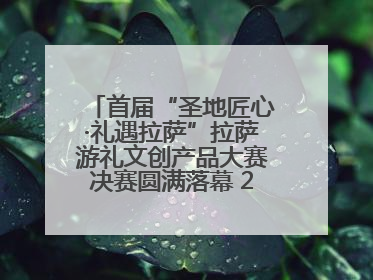 首届“圣地匠心·礼遇拉萨”拉萨游礼文创产品大赛决赛圆满落幕 20强文创佳作绽放雪域文化魅力