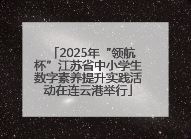 2025年“领航杯”江苏省中小学生数字素养提升实践活动在连云港举行
