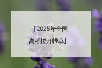 2025年全国高考拉开帷幕