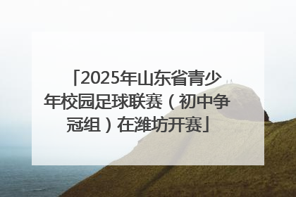 2025年山东省青少年校园足球联赛（初中争冠组）在潍坊开赛