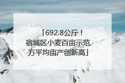 692.8公斤！宿城区小麦百亩示范方平均亩产创新高