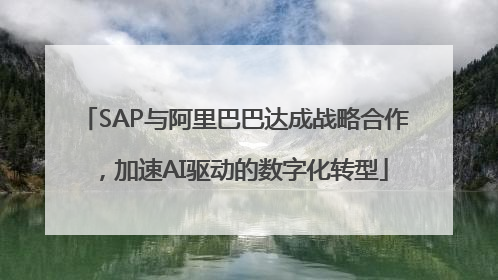 SAP与阿里巴巴达成战略合作，加速AI驱动的数字化转型